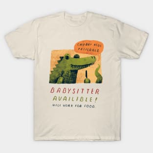 croc baby sitter T-Shirt